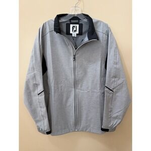 Women's FootJoy Grey Hydro Lite Rain Jacket Size XL NWT Full Zip Waterproof